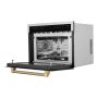 ZLINE - Autograph 24 in. 1.6 cu ft. Built-in Convection Microwave Oven and Champagne Bronze Helix Handle - Stainless Steel - Image 3