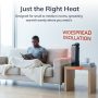Lasko - 16 in. 1500-Watt Oscillating Portable Ceramic Tower Space Heater with 2 Heat Settings and Thermostat, CT16450 - Black - Image 4