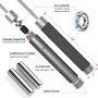 Weighted Jump Rope - 1 Lb Jump Ropes for Fitness, Black & Kid Jump Rope - Image 5