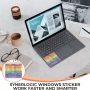 SYNERLOGIC Pride Windows PC Reference Keyboard Shortcut Sticker - Laminated Vinyl, No-Residue Adhesive, for Any 15" and Larger PC Laptop or Desktop (1-Pack) - Image 4