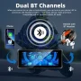 Srnubi 7 Inch Motorcycle Portable Navigation GPS Wireless Carplay Android Auto IP67 Waterproof Motorcycle Touch Screen Display - Image 3