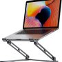 VIGLT Laptop Stand for Desk - Adjustable Laptop Stand Holder Portable Laptop Riser with Multi-Angle Height Adjustable Computer Stand for MacBook Air/Pro and More Notebooks 10-17.3"-Grey - Image 6