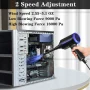 500W Electric Air Duster, Air Blower Replaces Canned Air Spray for PC Computer Keyboard Cleaner Compressed Air Can Duster - Image 2