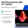 HP - 14" 2K Touchscreen 2-in-1 Chromebook - Intel Core N150 - 8GB Memory - 64GB eMMC - Sky Blue - Image 2