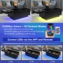 Hommpa LED Coffee Table with USB Ports and Outlets Lift Top Coffee Tables with Storage High Gloss White Rectangular Modern Center Table for Living Dining Room - Image 3