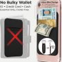 Stick On Phone Wallet Card Holder Slim Adhesive Pocket for iPhone Smart Phone - Image 3