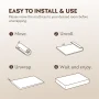 EGOHOME 3 Inch Twin Size Tri-Fold Memory Foam Mattress Topper - Cooling, Foldable, Portable Guest Bed - Image 4