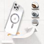 [Upgrade] iPhone 12/12 Pro (6.1 inch) Compatible with MagSafe Clear Glitter Case, Upgraded Built in Magnetic Loop, Anti Lifting, Highly Adhesive TIRVKEN (Twinkle Stardust) - Image 5
