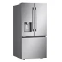 LG - 33-in Wide Standard-Depth MAX 24.5 Cu. Ft. Smart French Door Refrigerator with Dual Ice - Stainless Steel - Image 2