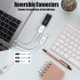 SAHEL USB C to USB Adapter (2-Pack), USB Type-C to USB 3.0 OTG Converter, Thunderbolt 3 to USB Female Adapter, Compatible with MacBook Pro/Air, iPad Air 2021, and More – Silver - Image 2