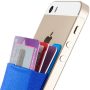 Phone Wallet Stick On Card Holder Adhesive Pocket for iPhone Samsung Back Case - Image 3