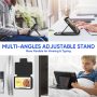 SEYMAC stock Case for Samsung Galaxy Tab A9 8.7'', Case with Magnetic Multi-Angles Stand, Card Slot for Galaxy Tab A9 8.7'' SM-X110/X115/X117, (Black) - Image 4