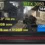 MSI Katana GF76 17 Premium Gaming Laptop I 17.3” FHD IPS 144Hz I 11th Gen Intel 8-Core i7-11800H I 16GB DDR4 1TB SSD + 512GB SSD I GeForce RTX 3050 Ti 4GB I USB-C Backlit Win10 + 32GB MicroSD Card - Image 3
