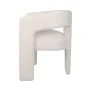 Jofran Gwen Modern Luxury Jacquard Fabric Upholstered Sculpture Armchair - Image 4
