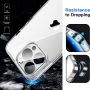 For iPhone 15 14 13 12 11 Pro Max Shockproof Clear Case + Screen Lens Protector - Image 5