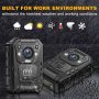 CammPro I826 1296P HD Police Body Camera,128G Memory,Waterproof Body Worn Camera,Premium Portable Body Camera with Audio Recording Wearable,Night Vision,GPS for Law Enforcement - Image 3