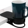 Kalolary New Drinking Cup Holder Clip - Table Bottle Cup Stand The DIY Glass Clamp Storage Saucer Clip Water Coffee Mug Holder Saucer Clip Design for Home & Office, Gray - Image 1