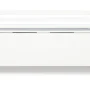 Linon Lenly Ladderback Entryway Storage Bench in White Painted Wood - Image 6