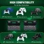 ESYWEN Controller Charger for Xbox One, Xbox Controller Charging Station with 2 x 4800mWh Rechargeable Battery Packs for Xbox Series X/S/One X/S/Elite,Xbox Accessories - Image 4