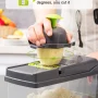 15-In-1 Vegetable Fruit Chopper Cutter Food Onion Veggie Dicer Slicer Kitchen - Image 4