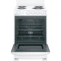 Hotpoint - 24 in. Wide 4 Element 2.9 Cu. Ft. Freestanding Electric Range with Front Controls and Lift-Up Cooktop - White - Image 2