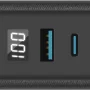 myCharge - RetractaCharger 10,000 mAh Portable Charger for Most USB-C and Apple Devices - Black - Image 2