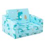 Kids Recliner Sofa Converts to Sleeper Bed for Boys Girls - Image 3