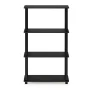 Furinno Turn-S-Tube 4-Tier Multipurpose Shelf Display Rack with Square Tube, Americano/Black - Image 2