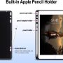 DTH-PANDA iPad 9th/8th/7th Generation Case for iPad 10.2 inch Case 2021/2020/2019, PU Leather with Pocket and Pen Holder, Auto Sleep/Wake Function (Black) - Image 4