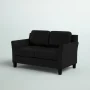 Lourdez Upholstered 56.3'' Loveseat - Image 4
