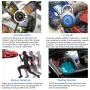 【Triple Lens System】4" 3-Channel Dash Cam - Front/Rear/Interior Car DVR with Night Vision, 24H Parking Mode, Loop Recording - Image 5