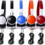 Bulk Headphones Classroom Kids Headsets - Keewonda 10 Pack Students School Multi Color Headphones in Bulk KW-X10 Foldable Earbuds for Computer Lab Library Hospital MuseumsTesting Centers Hotels - Image 6