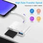 TSV USB C to SD Card Reader, Micro SD Memory Card Reader, Type C to SD Card Reader Adapter 2TB Capacity Fit for MacBook Camera Android Windows Linux - Image 3