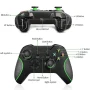 Black Wireless Controller For Microsoft Xbox One / S / X / E / Windows 7 8 10 PC 2.4G - Image 4