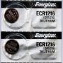 2 SUPER FRESH ENERGIZER CR1216 LITHIUM COIN BATTERIES BR1216 CR1216 DL1216B - Image 2