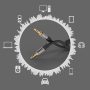 KabelDirekt – 15ft – 3.5mm audio cable & aux cord/auxiliary cable (stereo headphone jack cable, practically unbreakable metal casing, for smartphones/laptops, cars, MP3 players, audio devices, black) - Image 6