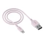 onn 3ft Lightning to USB Charging Cable, Soft Touch Material, MFI certified, Pink - Compatible with iPhone 14/13/12/11/X/XR/XS/8/7/6/5, iPad, Airpods and more - Image 4