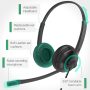 Yealink Phone Headsets for Office Phones YHS34 Lite QD to RJ9 Wired Headset for Yealink Compatible with Poly Snom Grandstream Phones Desk Landline Headset with Microphone -Dual/111g/2.1m Cable - Image 2