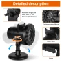 Upgraded Christmas Snowflake Projector Lights, Outdoor Waterproof Led Rotating Snowfall Show Lights for Xmas Holiday Party Garden Patio Home Decoration - Image 6