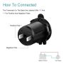 12V Waterproof Car Cigarette Lighter Socket Outlet Charger Power Adapter Plug US - Image 4