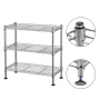 Modern Silver Wire Shelf (17.72 in. D x 7.87 in. W) - Image 4