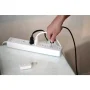5 ft. 6-Outlet 1080-Joule Surge Protector Power Strip with Remote Control and Safety Covers - Image 3