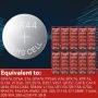 10 Pack LOOPACELL AG13 LR44 357 Button Cell Battery - Image 3