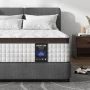 Kescas Queen Size Mattress, 12 Inch Memory Foam Hybrid Queen Bed mattresses in a Box, Medium Firm, Heavier Coils Edge Support, Motion Isolation - Image 1