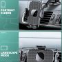 Phone Holder for Car,Car Phone Mount,Suction Cup Car Phone Holder Universal for Dashboard Windshield Air Vent,Compatible with All Smartphones - Image 5