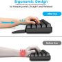 ZIYOU LANG Keyboard Wrist Rest with Ergonomic Memory Foam & PU Wrist Support for Easy Typing & Pain Relief, Anti-Slip Rubber Base 80% 87KeysTKL Size 14.09 x 2.75 in, 0.59 inch (15mm) Height - Image 2