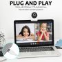 OFFNOVA 1080P PTZ Webcam with Remote Control, AI Auto Tracking Computer Camera with Microphone for Calls/Conference/Streaming, YouTube/Zoom/Skype - Image 6