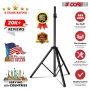 5 Core Speaker Stand Tripod Tall Adjustable Heavy Duty DJ Light Floor Stands 35mm PA Pole Mount - Image 3