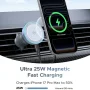 UGREEN - Qi2 25W MagSafe Car Mount Charger, Magnetic Wireless Car Charger for iPhone 17-12 Series (Cable Included, No AC Adapter) - Blue - Image 2