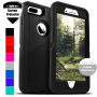 For Apple iPhone 6 7 8 Plus SE 2nd 3rd Shockproof Case Cover + Screen Protector - Image 1